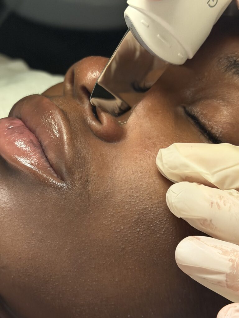 Deep cleaning facial for clear pores and healthy skin at Li's Spa in Redmond, WA