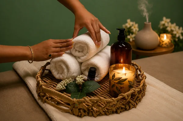 Aromatherapy massage treatment at Li's Spa in Redmond, WA